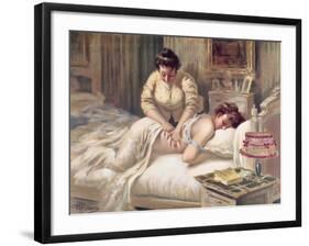 A Massage Session-Albert Guillaume-Framed Giclee Print