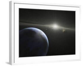 A Massive Asteroid Belt in Orbit Around a Star the Same Age and Size as Our Sun-Stocktrek Images-Framed Photographic Print