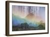 A Massive Rainbow Descends over Iguazu Falls-Alex Saberi-Framed Premium Photographic Print