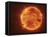 A Massive Red Dwarf Consuming Planets Within it's Range-Stocktrek Images-Framed Stretched Canvas