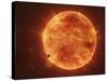 A Massive Red Dwarf Consuming Planets Within it's Range-Stocktrek Images-Stretched Canvas