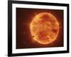 A Massive Red Dwarf Consuming Planets Within it's Range-Stocktrek Images-Framed Photographic Print