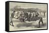 A Match at Football, the Last Scrimmage-Edwin Buckman-Framed Stretched Canvas