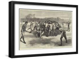 A Match at Football, the Last Scrimmage-Edwin Buckman-Framed Giclee Print