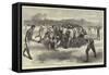 A Match at Football, the Last Scrimmage-Edwin Buckman-Framed Stretched Canvas