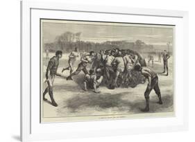 A Match at Football, the Last Scrimmage-Edwin Buckman-Framed Giclee Print