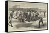 A Match at Football, the Last Scrimmage-Edwin Buckman-Framed Stretched Canvas