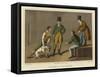 A Match at the Badger-Henry Thomas Alken-Framed Stretched Canvas