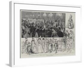 A May Juvenile Fancy Dress Ball Given by the Lady Mayoress at the Mansion House-Charles Joseph Staniland-Framed Giclee Print