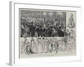 A May Juvenile Fancy Dress Ball Given by the Lady Mayoress at the Mansion House-Charles Joseph Staniland-Framed Giclee Print