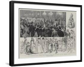 A May Juvenile Fancy Dress Ball Given by the Lady Mayoress at the Mansion House-Charles Joseph Staniland-Framed Giclee Print