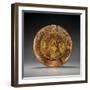 A Mayan Polychrome Tripod Plate Depicting the Head of a Dignitary, Circa A.D. 550, 950-null-Framed Giclee Print