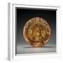 A Mayan Polychrome Tripod Plate Depicting the Head of a Dignitary, Circa A.D. 550, 950-null-Framed Giclee Print