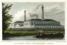 Gasworks by the Regent's Canal, London, C1830-A McClatchie-Laminated Giclee Print