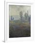 A Meadow in Giverny-Claude Monet-Framed Art Print