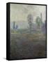 A Meadow in Giverny-Claude Monet-Framed Stretched Canvas