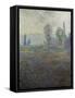 A Meadow in Giverny-Claude Monet-Framed Stretched Canvas