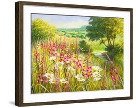 A Meadow In Spring-Mary Dipnall-Framed Giclee Print