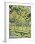 A Meadow with Trees, 1910-August Macke-Framed Giclee Print