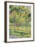 A Meadow with Trees, 1910-August Macke-Framed Giclee Print