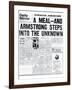 A Meal, and Armstrong Steps into the Unknown-null-Framed Photographic Print