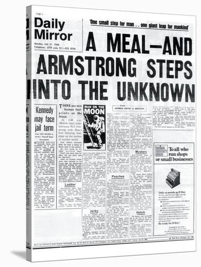 A Meal, and Armstrong Steps into the Unknown-null-Stretched Canvas