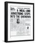 A Meal, and Armstrong Steps into the Unknown-null-Framed Photographic Print