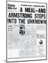 A Meal, and Armstrong Steps into the Unknown-null-Mounted Photographic Print