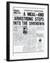 A Meal, and Armstrong Steps into the Unknown-null-Framed Photographic Print