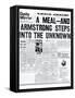 A Meal, and Armstrong Steps into the Unknown-null-Framed Stretched Canvas