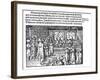 A Meal of Tsar (From Die Moskouitische Chronica by S. Herberstei), 1579-null-Framed Giclee Print