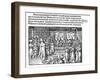 A Meal of Tsar (From Die Moskouitische Chronica by S. Herberstei), 1579-null-Framed Giclee Print