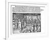 A Meal of Tsar (From Die Moskouitische Chronica by S. Herberstei), 1579-null-Framed Giclee Print