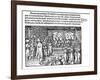 A Meal of Tsar (From Die Moskouitische Chronica by S. Herberstei), 1579-null-Framed Giclee Print