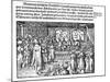 A Meal of Tsar (From Die Moskouitische Chronica by S. Herberstei), 1579-null-Mounted Giclee Print