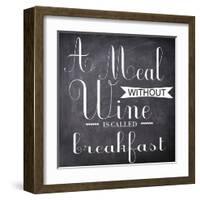 A Meal Without-Taylor Greene-Framed Art Print