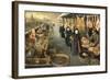 A Meat and Fish Market in Winter-Sebastian Stoskopff-Framed Giclee Print