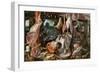 A Meat Stall with the Holy Family Giving Alms, 1551-Pieter Aertsen-Framed Giclee Print