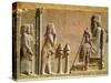 A Median Officer Paying Homage to King Darius I (circa 550-486 BC) from the Treasury, circa 515 BC-null-Stretched Canvas