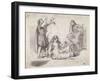 'A Medieval Scene', 19th century-Fred Walker-Framed Giclee Print