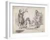 'A Medieval Scene', 19th century-Fred Walker-Framed Giclee Print