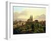 A Medieval Town in 1830, 1830-Carl Georg Adolph Hasenpflug-Framed Giclee Print