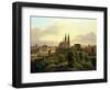 A Medieval Town in 1830, 1830-Carl Georg Adolph Hasenpflug-Framed Giclee Print