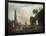 A Mediterranean Coastal Landscape at Sunset-Claude Joseph Vernet-Framed Giclee Print