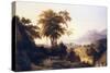 A Mediterranean Landscape-Louis Auguste Lapito-Stretched Canvas