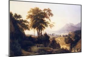 A Mediterranean Landscape-Louis Auguste Lapito-Mounted Art Print