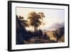 A Mediterranean Landscape-Louis Auguste Lapito-Framed Art Print