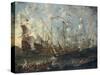 A Mediterranean Naval Battle-Kaspar van Eyck-Stretched Canvas