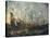 A Mediterranean Naval Battle-Kaspar van Eyck-Stretched Canvas