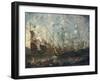 A Mediterranean Naval Battle-Kaspar van Eyck-Framed Giclee Print